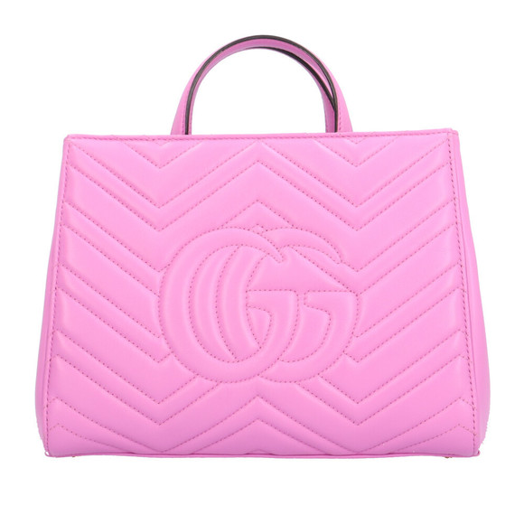 Gucci GG Marmont Shoulder Bag Leather Pink - Picture 3 of 7